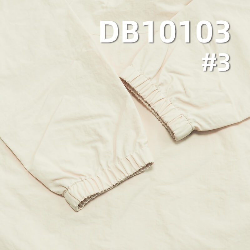 100% Nylon Cotton-Like Dyed Fabric | 122g/m² Soft Crinkle Taslan Water-Repellent Fabric | Outdoor Hiking Jacket Material