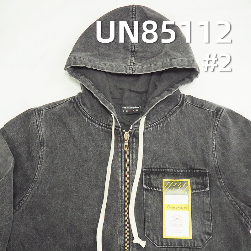 13oz Cotton-Viscose Black Warp and Weft Denim Fabric | 3/1 "Z" Twill Denim | Jeans and Denim Jacket Fabric