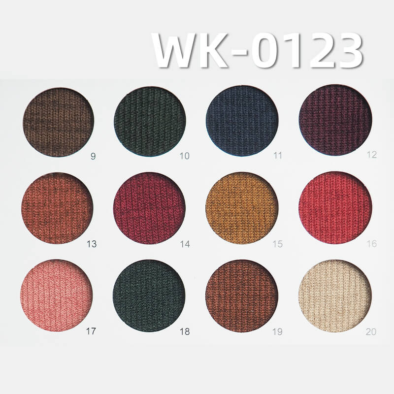 Knit Stretch Rib Fabric | 300g/m2 Polyester-Spandex Fabric | Fabric for Tops, Skirts ,Wide-Leg Pants