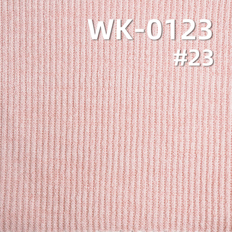 Knit Stretch Rib Fabric | 300g/m2 Polyester-Spandex Fabric | Fabric for Tops, Skirts ,Wide-Leg Pants