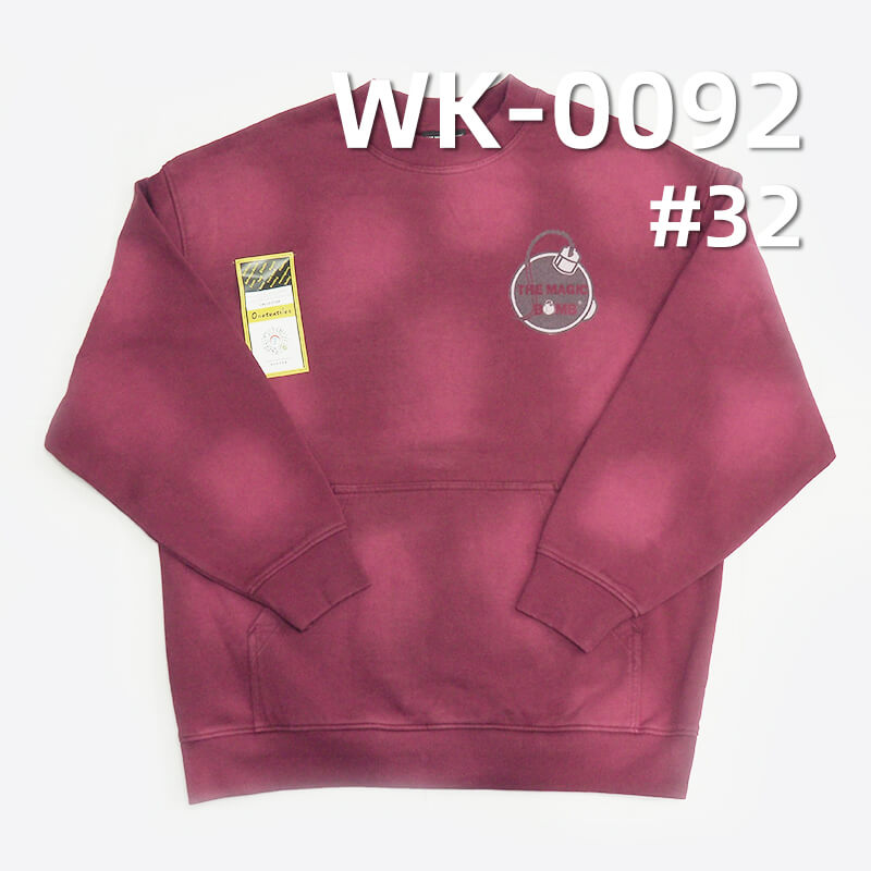 100% Cotton Knit Fabric | 380g/m² Trendy Thick Fleece Sweatshirt | Sweatshirt casual sportswear Jackets Fabric