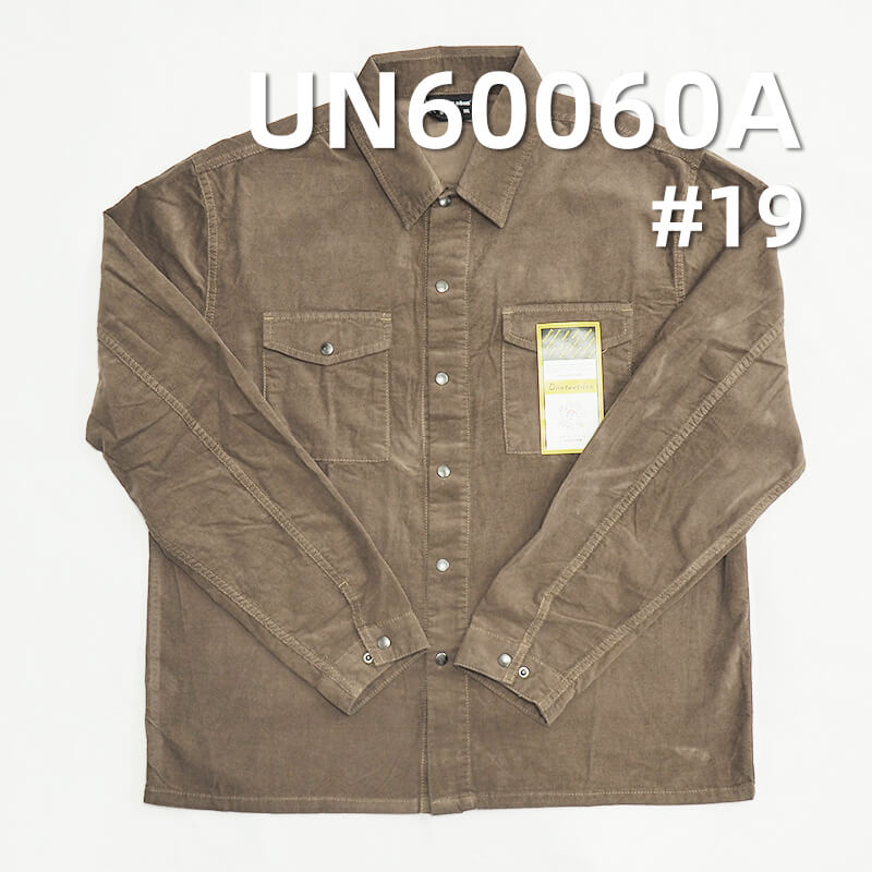 170g/m² 100%  Cotton 20 W Corduroy | Black Printed Fabric | Hats, Trousers, Skirts, Cotton Jackets