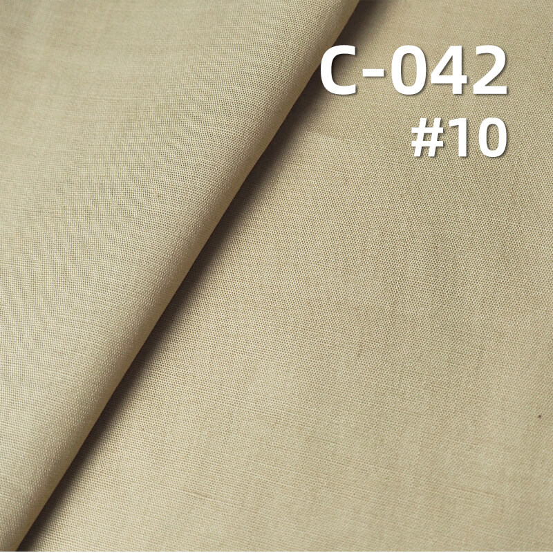 100% Cotton Polin Dyed Fabric | 94g/m² Cotton Plain Weave Fabric | Pants, Skirts, Outerwear Fabric