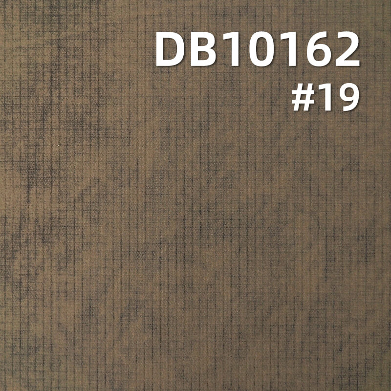 180g/m² Nylon Stretch Check Dyed Fabric | Four-Way Stretch | Mud-Dyed Single Check |Sportswear, Jackets, Climbing Fabric