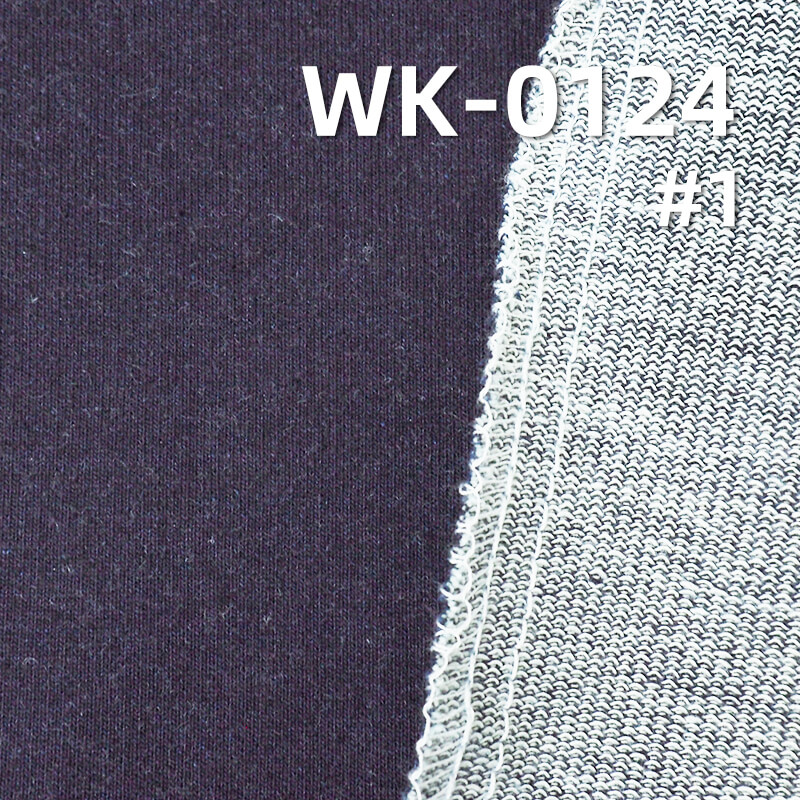 Stretch Knit Denim | 350g/m² Knit Stretch | Cotton Elastane Indigo Knit Terry Denim | Jeans, Jackets, Outerwear Fabric