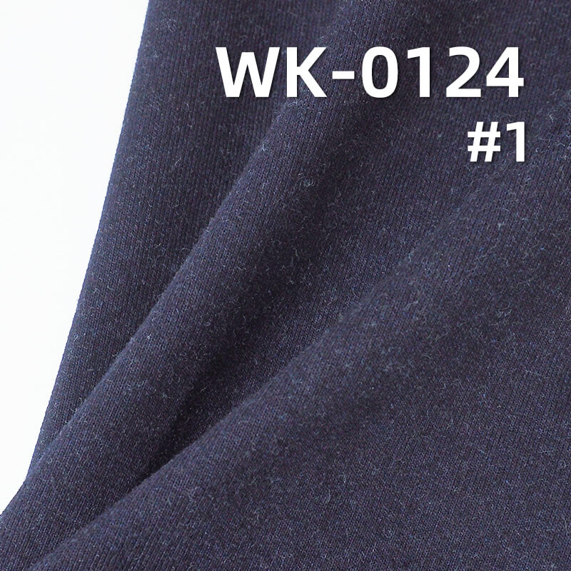 Stretch Knit Denim | 350g/m² Knit Stretch | Cotton Elastane Indigo Knit Terry Denim | Jeans, Jackets, Outerwear Fabric