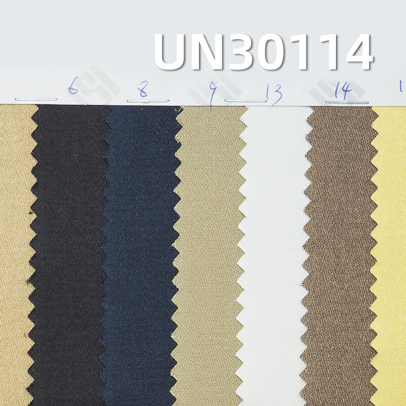 100% Cotton Satin | 280g/m² Twill Dyed Satin Fabric | Woven Cotton Dyed Fabric | Work Pants, Skirts, Jacket Fabric