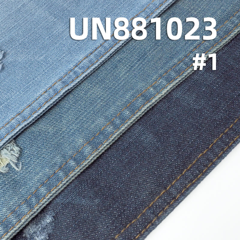 Slub-Look Desized Denim | 10.9 oz Cotton-Viscose Denim Fabric | Woven 4/1 Right Twill | Jeans, Skirts & Shirts Fabric