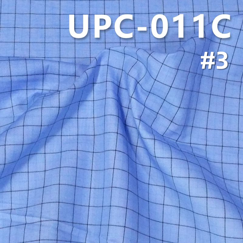 100% Cotton Yarn-Dyed Fabric | 122g/m² Plain Weave Checkered Cotton Twill | Pants, Skirts, Jackets Fabric