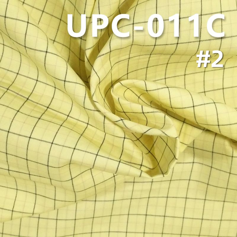 100% Cotton Yarn-Dyed Fabric | 122g/m² Plain Weave Checkered Cotton Twill | Pants, Skirts, Jackets Fabric