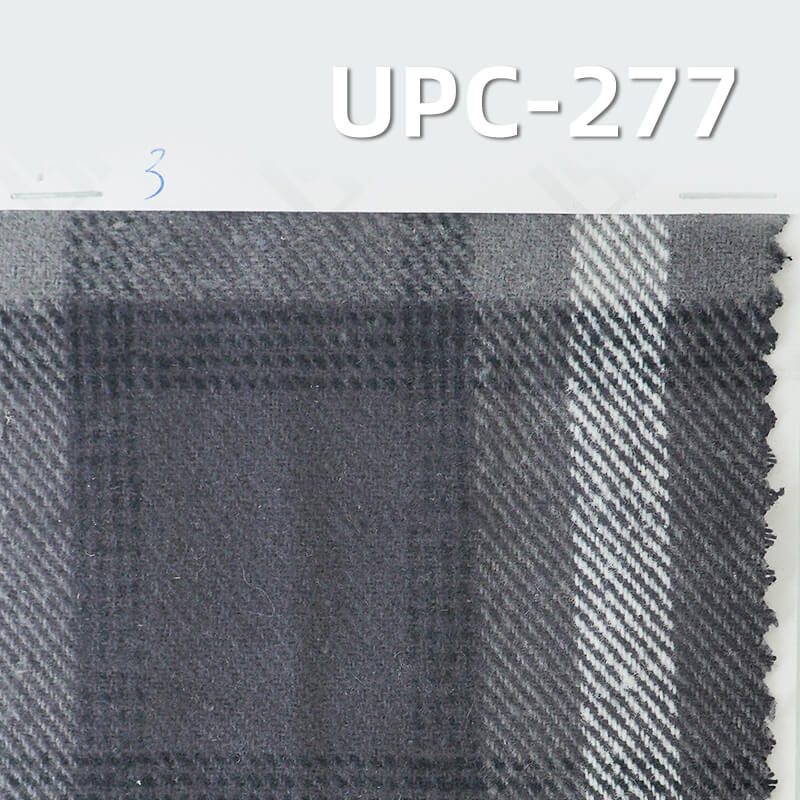300g/m² Yarn-Dyed Plaid Fabric | 100% Cotton Double-Sided Fleece | Fall-Winter Skirt & Shirt Material