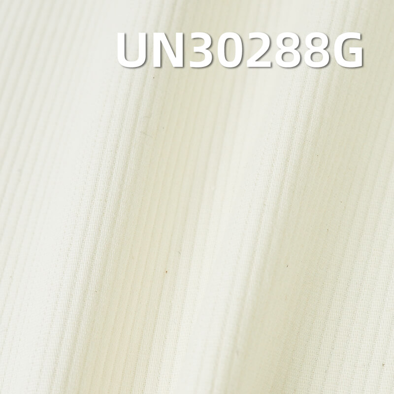 All-Cotton Corduroy-Like Greige Fabric | 190g/m² Cotton Flat-Stripe Cloth | Pants, Skirts, and Outerwear Material