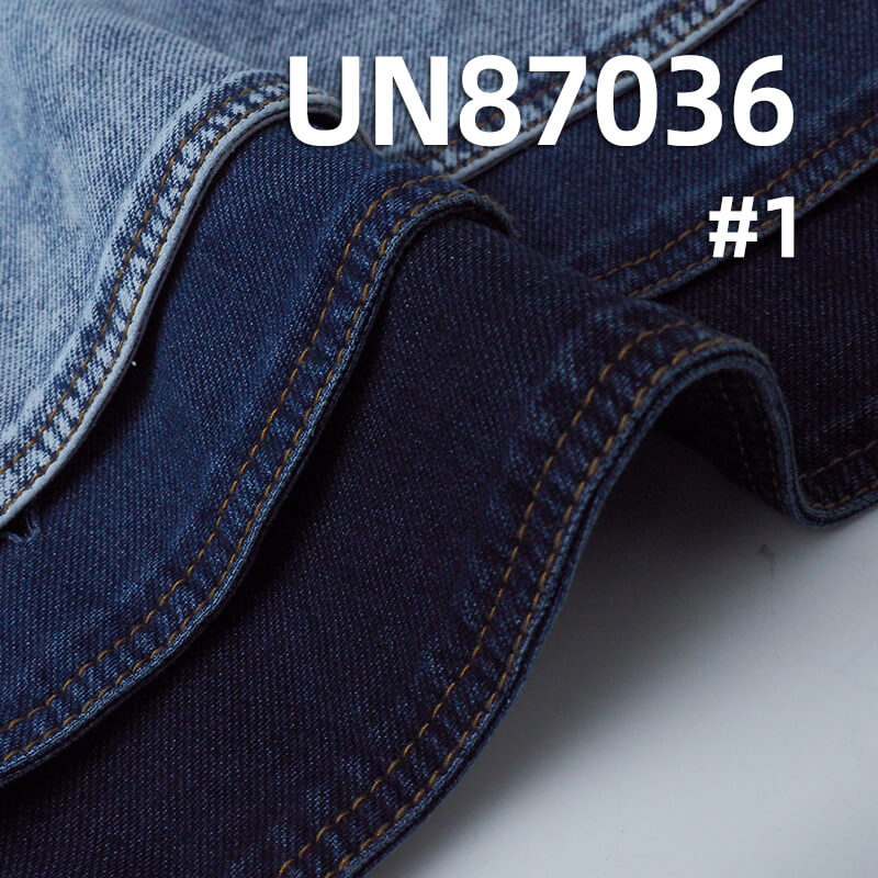 Indigo Knit Denim Fabric | 318g/m2(9.4oz) Cotton-Spandex Knit Stretch | Denim Blue Twill Cloth |Jeans,  Sweatshirt, and Outerwear Material