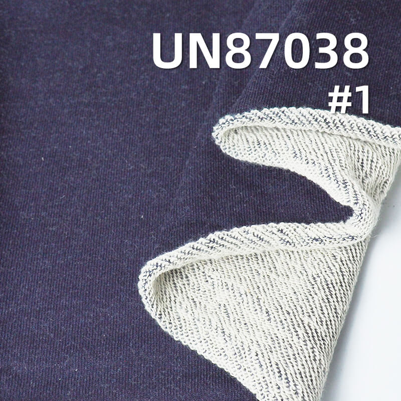 Indigo Knit Denim Fabric | 340g/m2(10 oz) All-Cotton Knit Denim | Denim Blue Sweatshirt Cloth | Stretch Jeans, Sweatshirt, and Outerwear Material