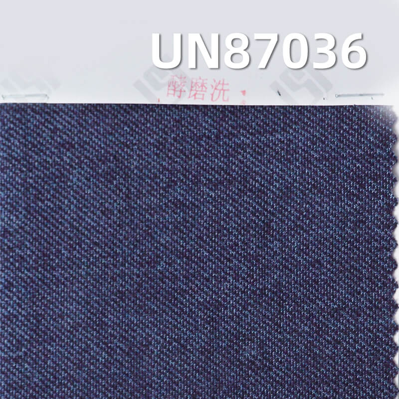 Indigo Knit Denim Fabric | 318g/m2(9.4oz) Cotton-Spandex Knit Stretch | Denim Blue Twill Cloth |Jeans,  Sweatshirt, and Outerwear Material