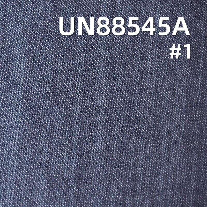 Mercerized Denim |100% Cotton Cross Slub Grey Denim | 6.5oz Twill Denim | Denim Pants, Skirts, Shirts Fabric