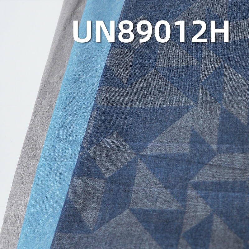 100% Cotton Denim | 4oz Combed 3D Floral "Z" Twill Peached Denim Fabric for Jeans, Skirts, Shirts