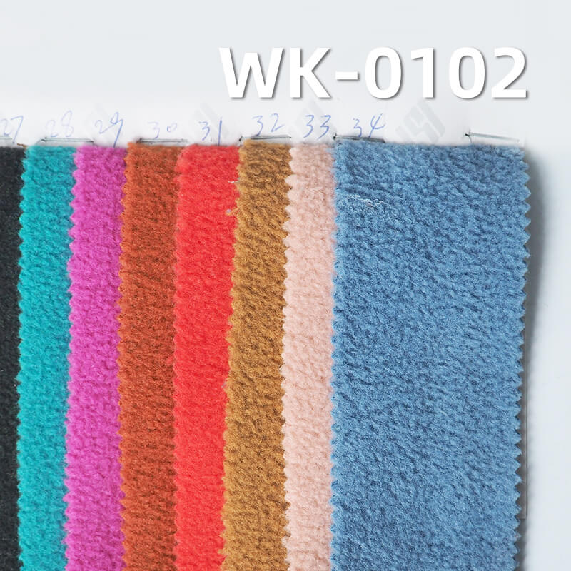 320g/m² Polyester Double-Brushed Fleece Fabric | Warm Autumn/Winter Knit | Loungewear, Sweatshirts, Outerwear Fabric