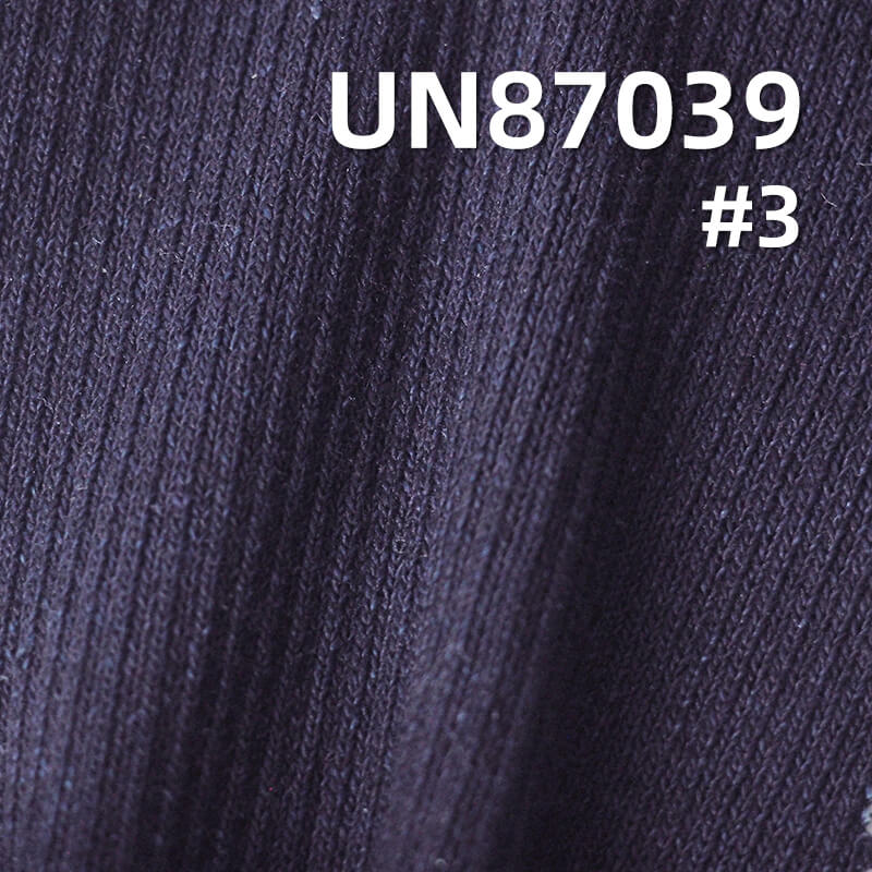Indigo Knit Denim |  1*1Ribbed Cloth |320g/m² (9.4oz) All-Cotton Knit Denim Fabric | Stretch Jeans, Skirt and Shirt Material