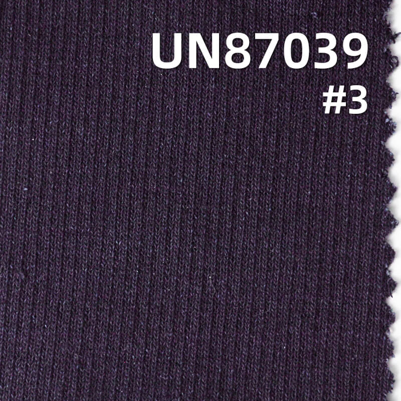 Indigo Knit Denim |  2*2 Ribbed Cloth |320g/m² (9.4oz) All-Cotton Knit Denim Fabric | Stretch Jeans, Skirt and Shirt Material
