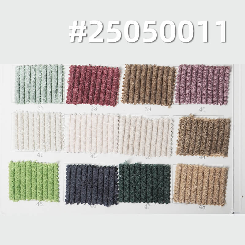 Stretch Bubble Corduroy | 230g/m² Polyester Stretch 6-Wale Corduroy | Hat, Pants, Skirt, and Outerwear Material