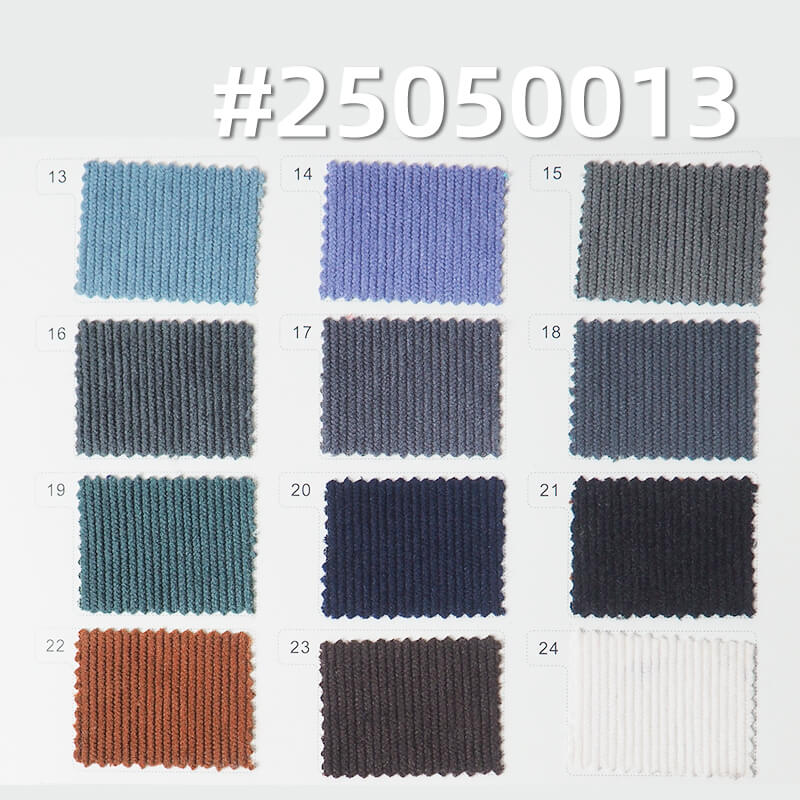 Cotton-Feel Corduroy | 210g/m² Polyester 16-Wale Corduroy | Hat, Pants, Skirt and Outerwear Material