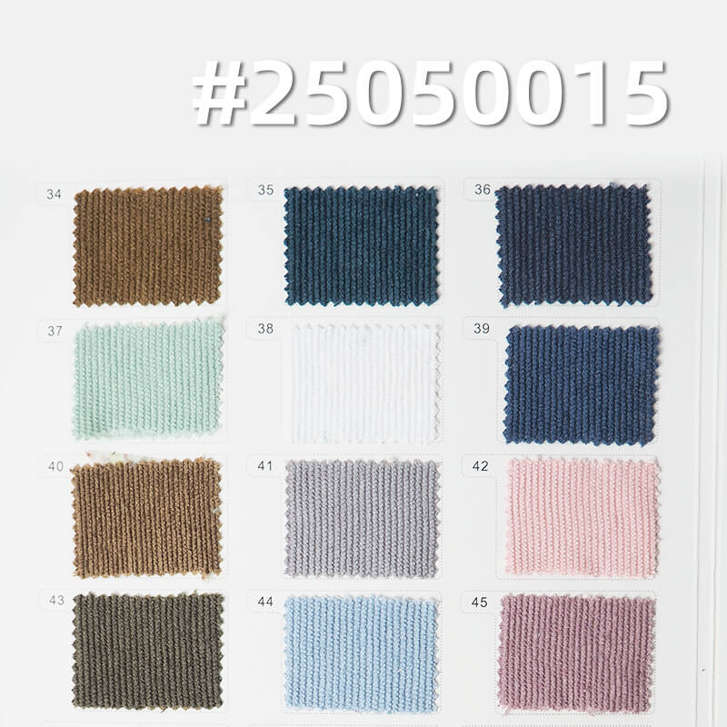 Stretch Corduroy | 190g/m² Polyester Stretch 16-Wale Corduroy | Hat, Pants, Skirt, and Outerwear Material