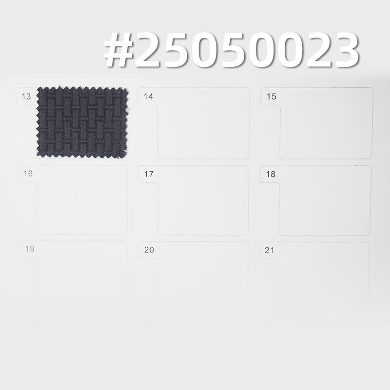 3D Hermès Grid Fleece Fabric | 200g/m² Polyester Warp-Knited Fleece | Suit, Skirt, and Top Material