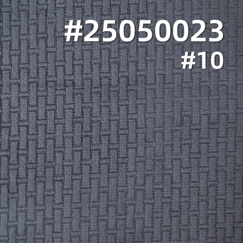 3D Hermès Grid Fleece Fabric | 200g/m² Polyester Warp-Knited Fleece | Suit, Skirt, and Top Material