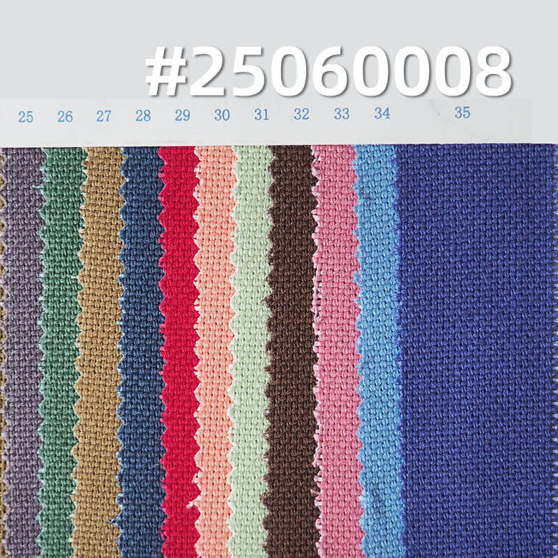 Cross-Texture Canvas Fabric | 380g/m² All-Cotton Double-Warp Single-Weft Canvas | Bag, Shoe, and Apparel Material