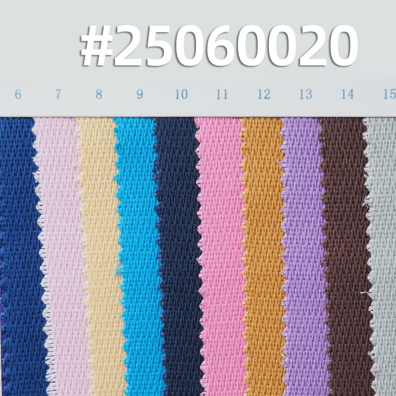 100% Cotton Small V-Weave Canvas (400g/m2) | Pure Cotton Dobby Fabric for Bags, Footwear & Apparel