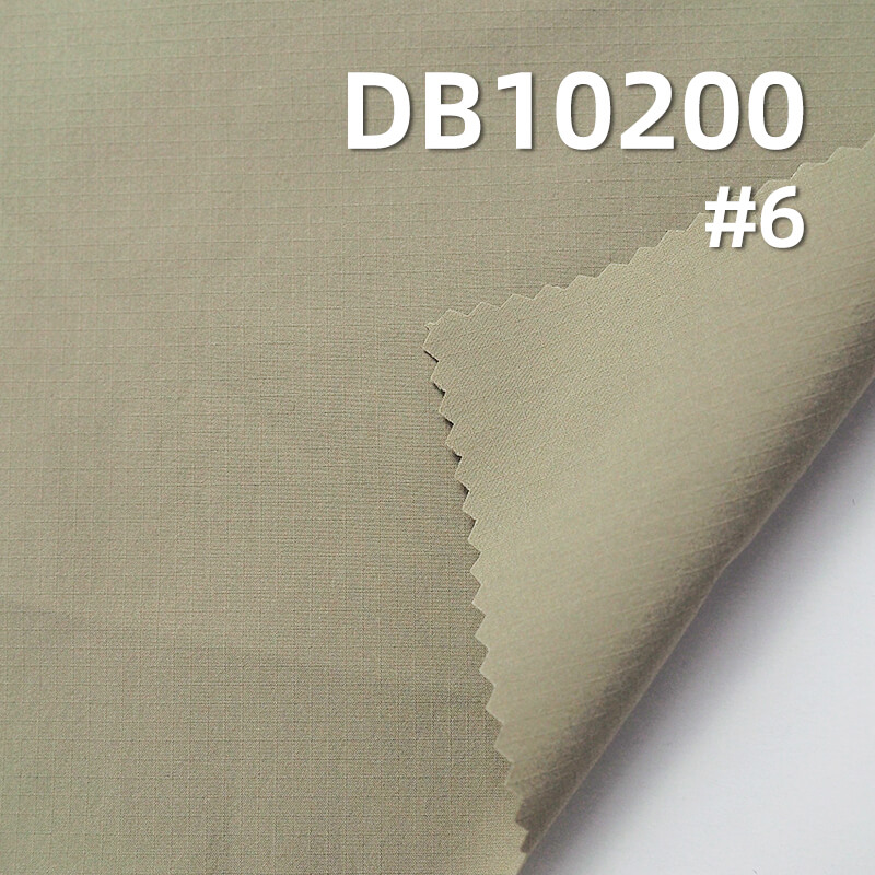 Polyester T8 High-Stretch Dyed Fabric (110g/m2) | 0.2MM Rib-stop | for Casual Pants & Outdoor Sportswear