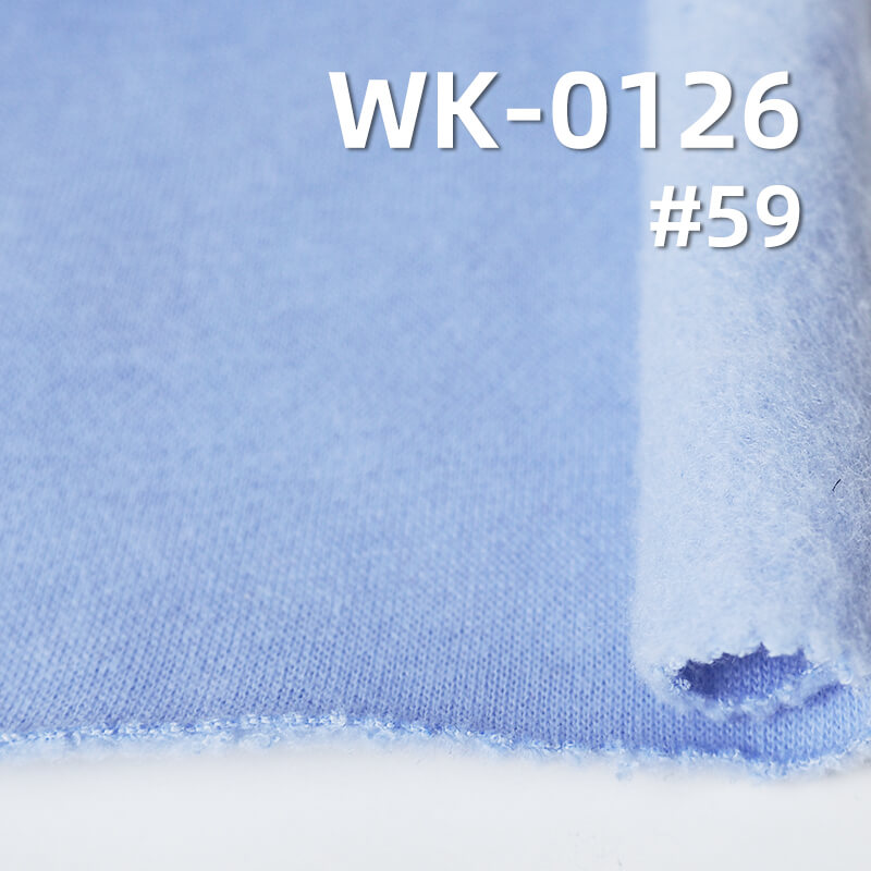 300g/m2 CVC |Combed Cotton Polyester Blend |Brushed Back Sweatshirt Fleece| Knit Fabric for Hoodies, Joggers and Jackets