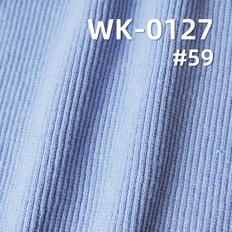 Heavyweight 2*2 Rib Knit | 21s Cotton Spandex Fabric | 380-400gsm Stretch Knit | Fabric for Tops & Base Layers