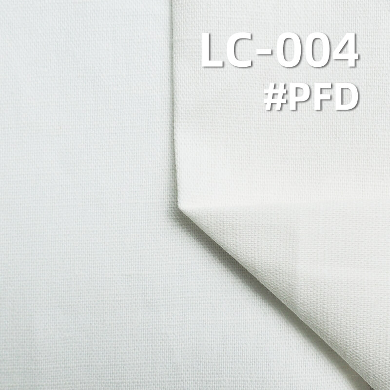 Linen-Cotton Plain Weave Fabric | 200g/m² Dyed Linen Cotton Fabric | Solid Color Artistic Style | Skirt, Top, Pants Fabric