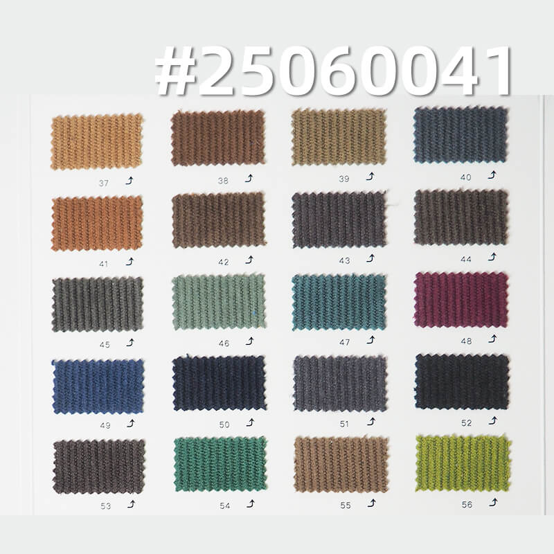 Microfiber 11-Wale Warp Knit Corduroy | 210g/m2 Polyester Fabric | for Pants, Skirts & Jackets