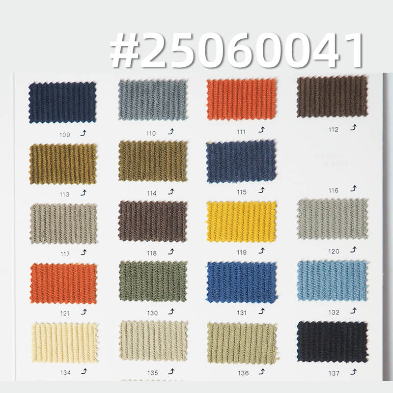Microfiber 11-Wale Warp Knit Corduroy | 210g/m2 Polyester Fabric | for Pants, Skirts & Jackets