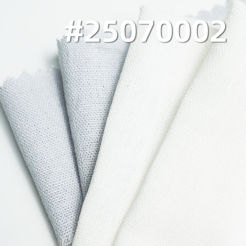 200g/m2 Ramie Cotton Blend Fabric | Solid Color Plain Weave for Dresses, Tops & Trousers