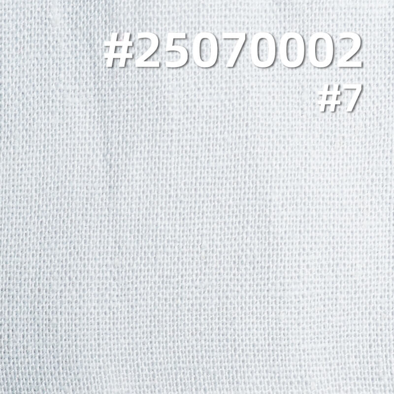 200g/m2 Ramie Cotton Blend Fabric | Solid Color Plain Weave for Dresses, Tops & Trousers