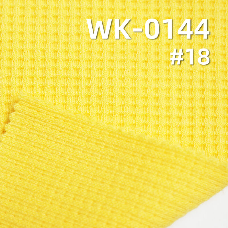 Knitted Korean Style Waffle Fabric | 350g/m2 Single-Sided Knitted Fabric | Stretch Waffle Weave | Fabric for Sweatshuts, Outerwear ,Trousers