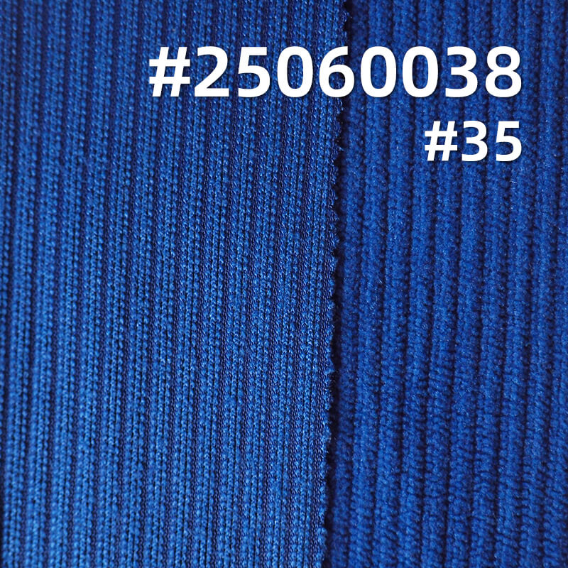 Plush Velour-Touch Corduroy | 8 Wale Warp-Knit Stretch Fabric | 200g/m2 for Apparel