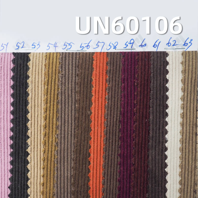 Wash-Free High-Stretch Corduroy | 260g/m² Polyester 14-Wale Straight-Stripe Corduroy | Hat, Pants and Outerwear Material