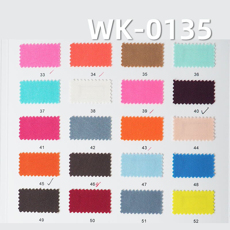 Warp Knit Tricot Fabric | 180g/m2 Matte Polyester Spandex | 4-Way Stretch Knit | Activewear Swimwear Yoga Fabric