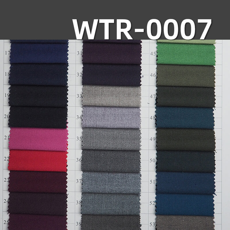 240g/m2 Solid Dyed TR Fabric | Polyester Rayon Twill Serge | Suiting & Uniform Fabric for Blazers, Trousers, Formal Wear