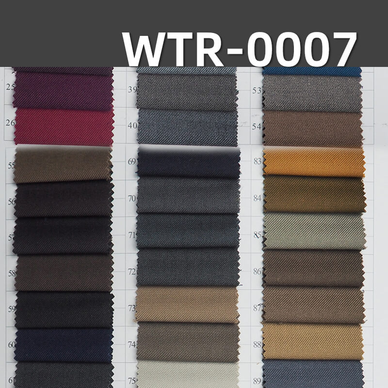 240g/m2 Solid Dyed TR Fabric | Polyester Rayon Twill Serge | Suiting & Uniform Fabric for Blazers, Trousers, Formal Wear