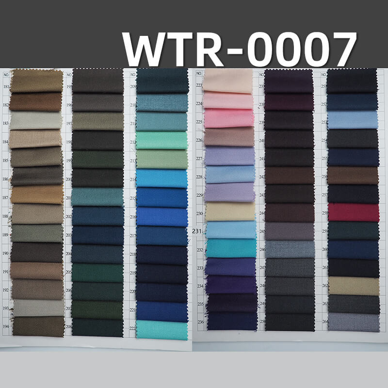 240g/m2 Solid Dyed TR Fabric | Polyester Rayon Twill Serge | Suiting & Uniform Fabric for Blazers, Trousers, Formal Wear