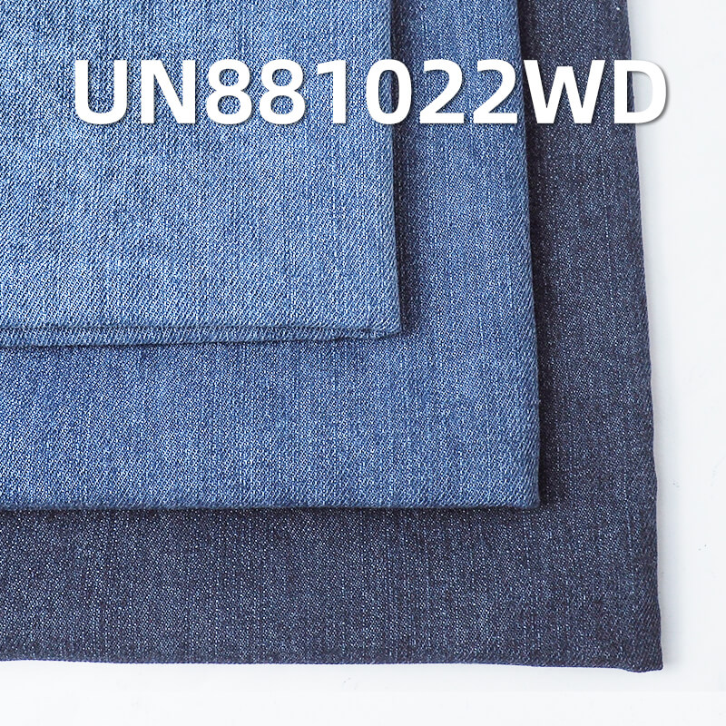 Washed Denim Fabric | 10.2oz Cotton Rayon Slub Twill | RHT for Denim Shirts & Skirts