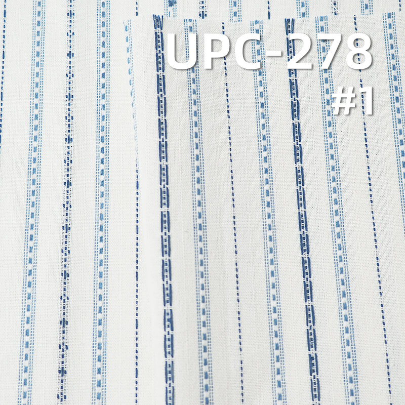 Yarn Dyed Stripe Fabric | 160g/m2 100% Cotton Dobby | Shirting & Dress Fabric