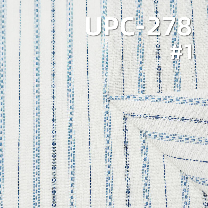 Yarn Dyed Stripe Fabric | 160g/m2 100% Cotton Dobby | Shirting & Dress Fabric