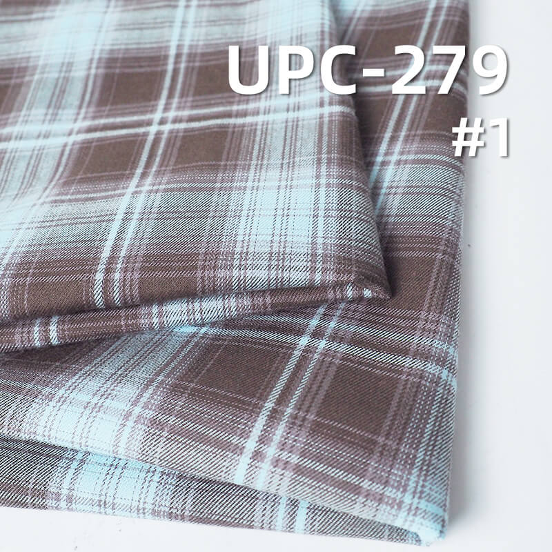 Preppy Style Plaid Fabric | 126g/m2 Lightweight Rayon Blend | Yarn Dyed Shirting & Skirt Fabric